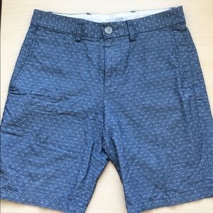 Old Nav Light Blue Clover Patterned Shorts